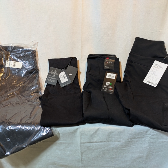 New Balance Pants - 4 NWT Black Leggings Bundle